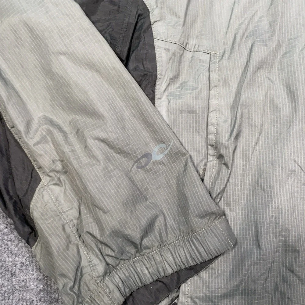 Marmot Men Jacket XL Gray Nylon Polyester Precip Rain Jacket Ripstop Windbreaker